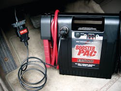 A booster battery with a 12-volt port and a memory saver connected to the OBD II connector will preserve memory and security settings while you connect the shunt A booster battery with a 12-volt port and a memory saver connected to the OBD II connector will preserve memory and security settings while you connect the shunt