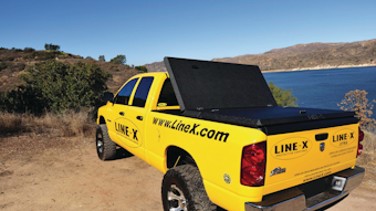 Polyurethane Polyurea Hybrid Bedliner No Xs 252 From Line X Protective Coatings Vehicle Service Pros