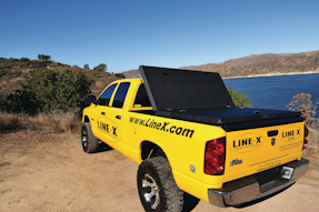 Polyurethane Polyurea Hybrid Bedliner No Xs 252 From Line X Protective Coatings Vehicle Service Pros