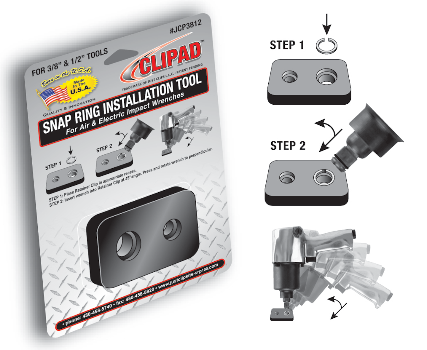 Clipad Snap Ring Installation tools From Just Clips LLC Vehicle