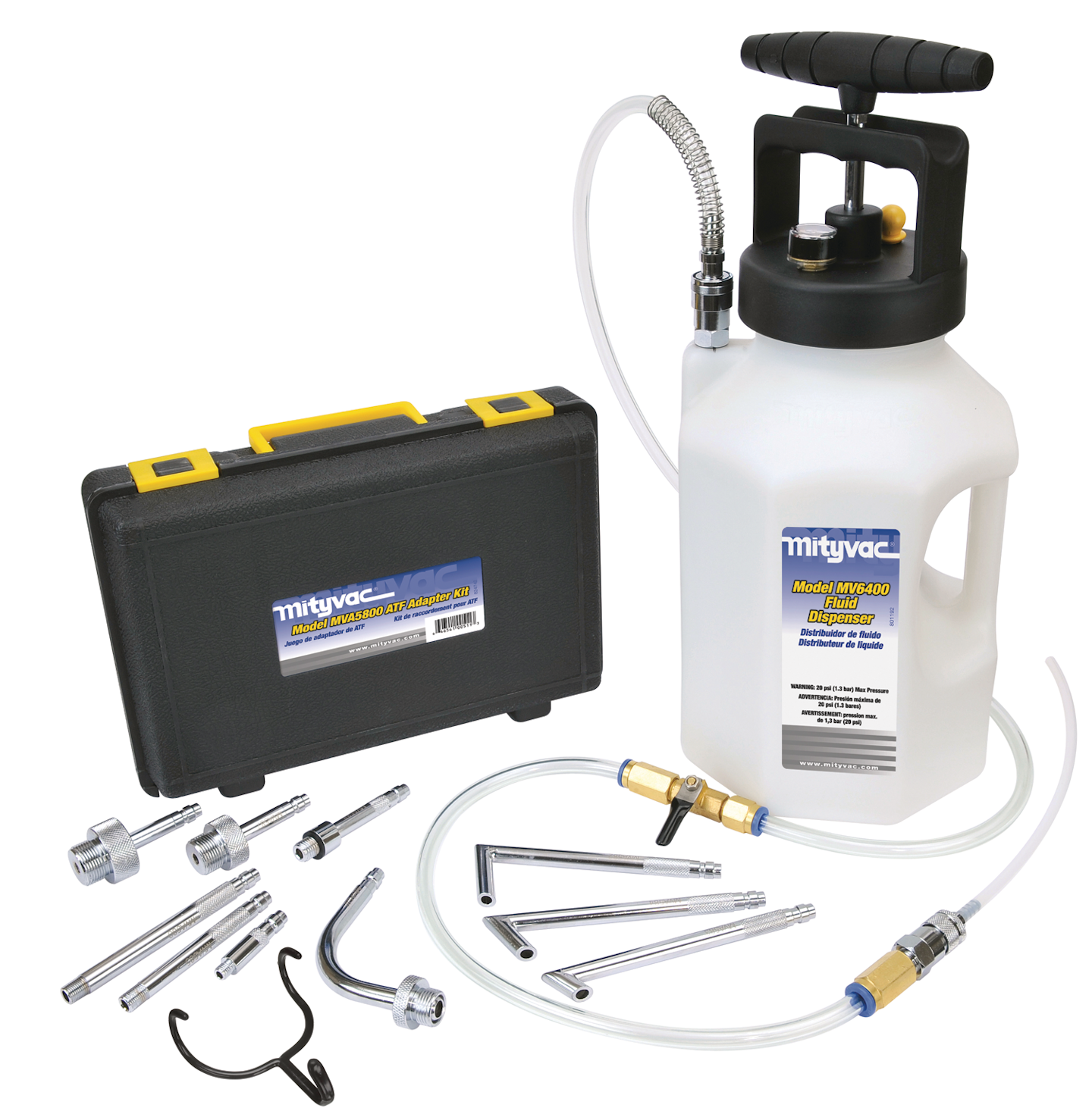 Fluid dispenser, No. MV6400 From Lincoln Lubrication Systems Vehicle