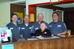 From left to right: Bud Dunton, Don Cranston, John Meyerhofer, Marsha Meyerhofer, Jeff Wangerin. Kristie Lancaster not pictured. From left to right: Bud Dunton, Don Cranston, John Meyerhofer, Marsha Meyerhofer, Jeff Wangerin. Kristie Lancaster not pictured.
