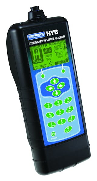 The HYB-1000 from Midtroncis can give you shortcuts in diagnosing Hybrid HV batteries and the &apos;regular&apos; 12V glassmat battery.
