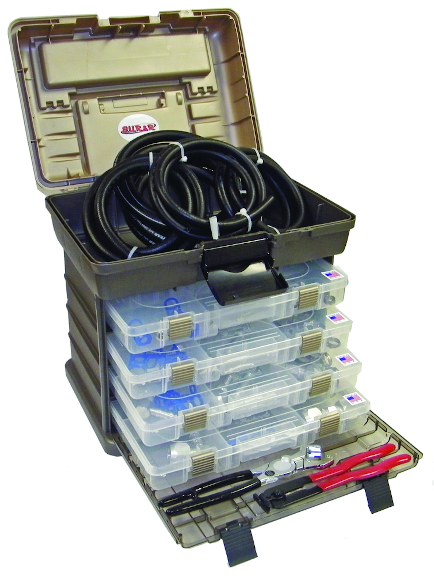 AC1387 Deluxe A/C Line Repair Kit From S.U.R.&R. Auto Vehicle