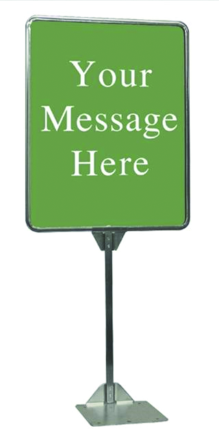 Table Top Metal Sign Holder Vehicle Service Pros