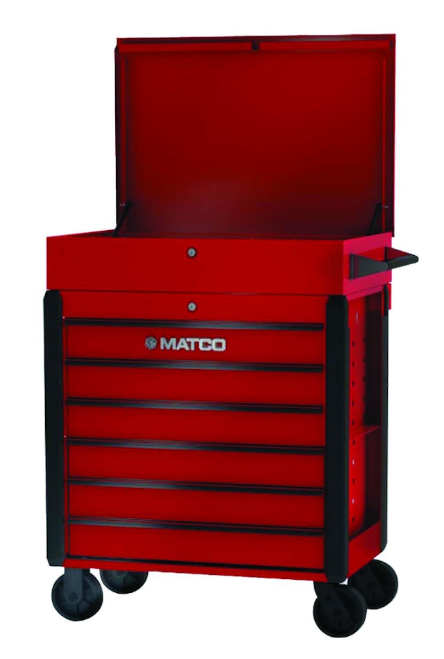 Matco slide top top cart