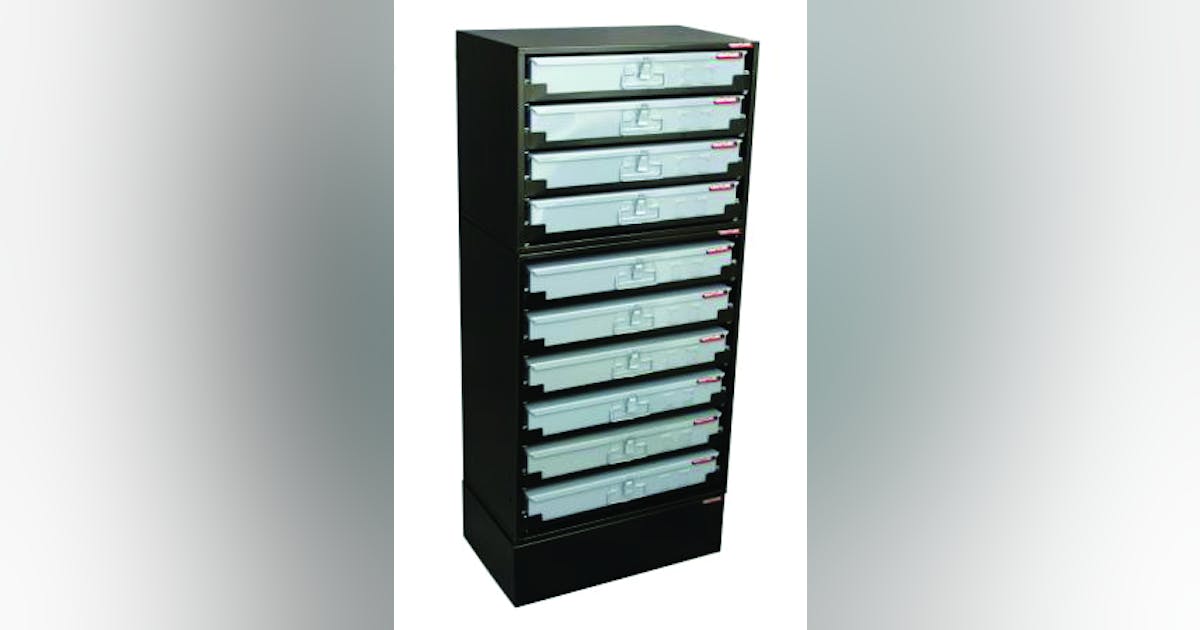 Ten Drawer Service Tray Rack System | Vehicle Service Pros