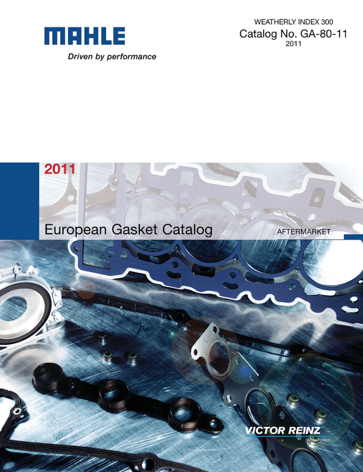 Victor Reinz Gasket Catalog From MAHLE Aftermarket Inc. Vehicle