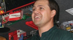 Shawn really enjoys his customers' company. Shawn really enjoys his customers' company.