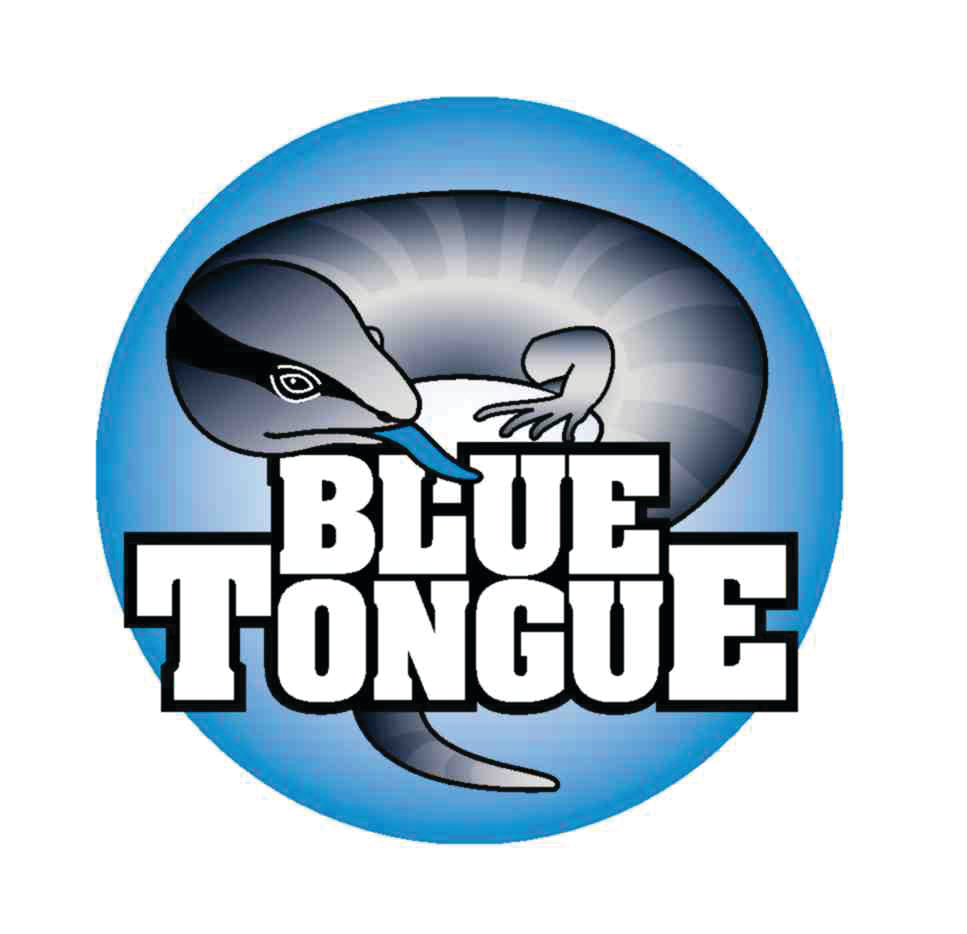 Blue tongue footwear sale