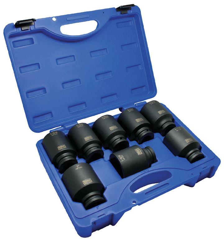 3/4" drive 8pc bluePOWER Deep Impact Socket Set No. CBPI58LST From
