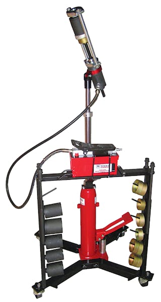 Mobile Hydraulic Press Tool with Air Powered Hydraulic Pump No. 11000A