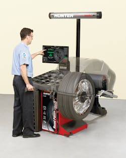 The road force roller finds soft/stiff spots in the carcass and high/low spots on the wheel. The road force roller finds soft/stiff spots in the carcass and high/low spots on the wheel.