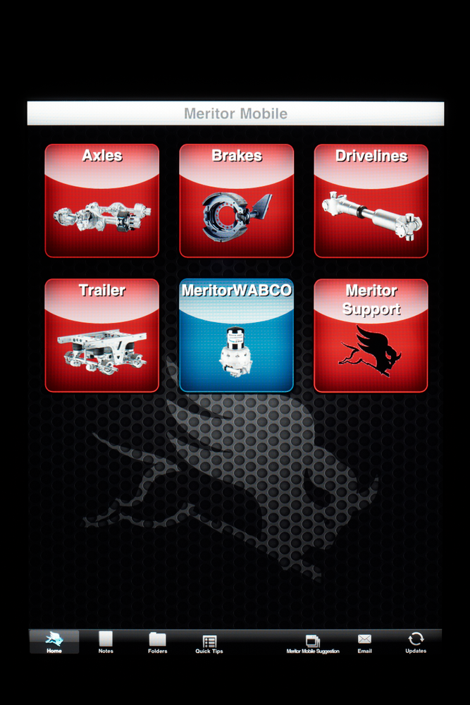 Meritor Mobile, Meritor&rsquo;s sales and service information application for the Apple iPad, was launched in 2011 and has been enhanced in its second generation.