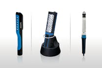 (left to right) Philips LED Penlight, Rechargeable LED Inspection Lamp, and LED Inspection Lamp with 32.8 ft. cable.