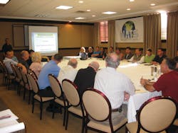 Members of NATS gather for a round table discussion. Members of NATS gather for a round table discussion.