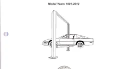 The Automotive Lift Institute offers an updated 2012 ALI Lift Point Guide.