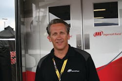 Jimmy Hurd supplies impact guns to NASCAR pit crews Jimmy Hurd supplies impact guns to NASCAR pit crews