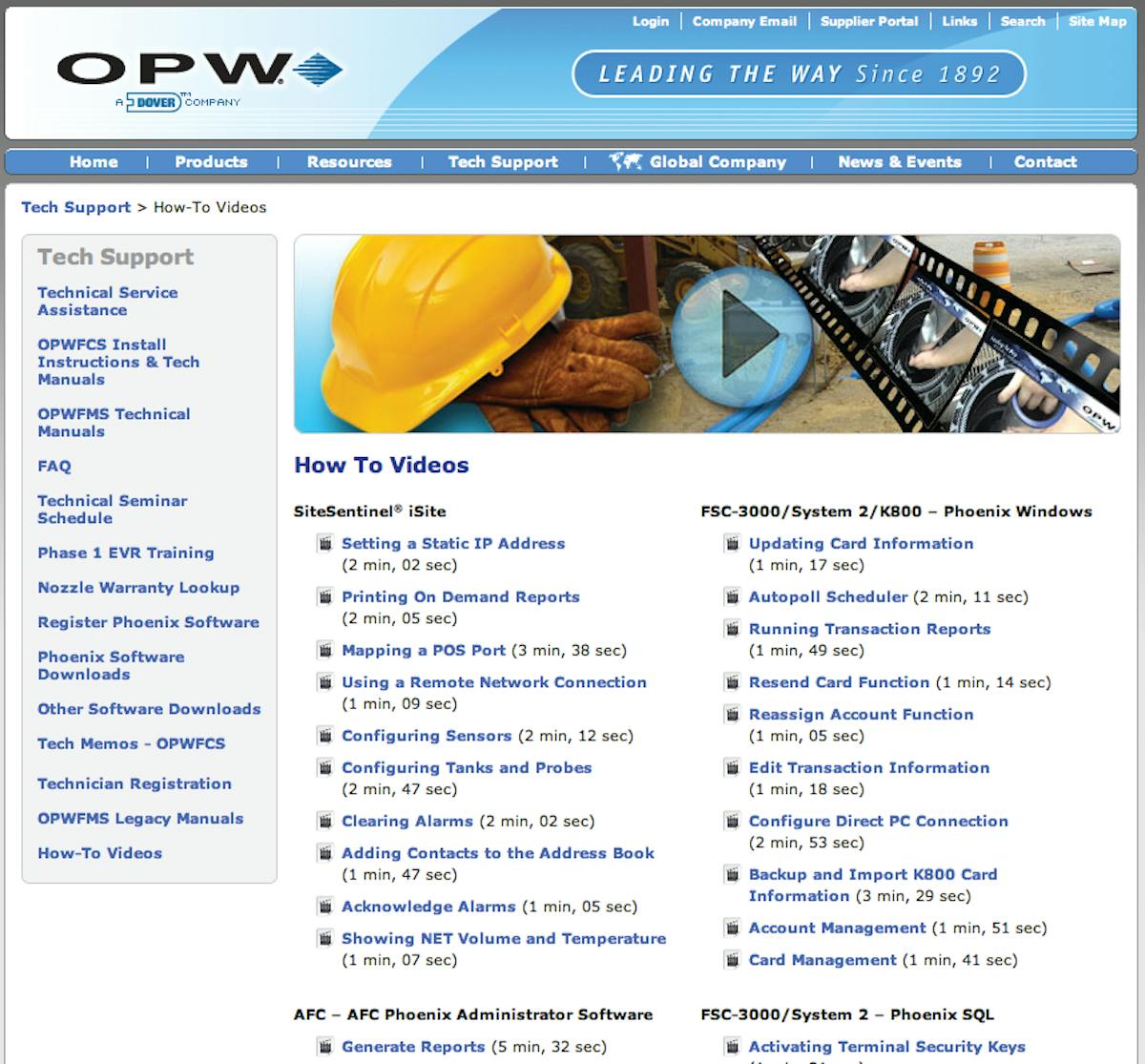 OPW Fuel Management Systems creates "How To" video library Vehicle