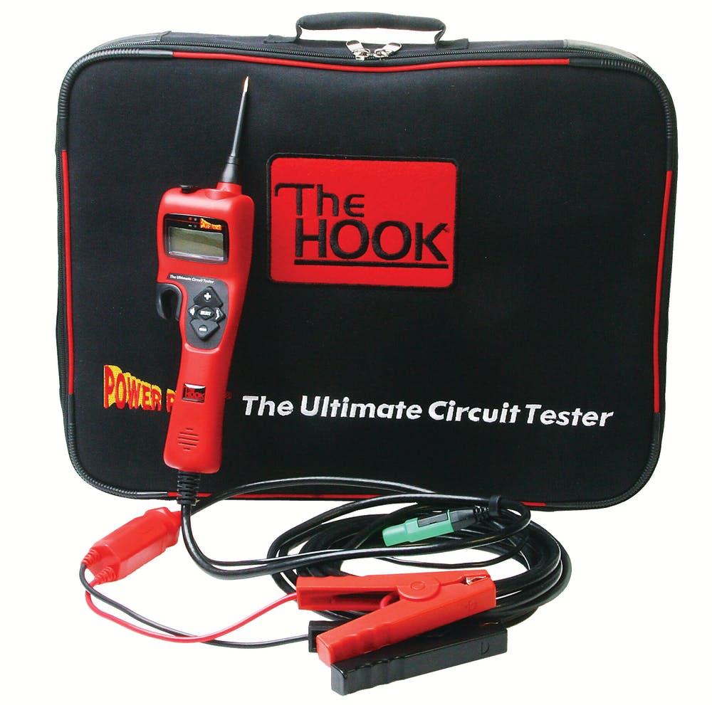 Hook probe circuit online tester