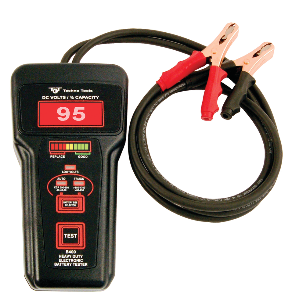 Heavy Duty 12/24/36V Electronic Battery Tester Model No. B400 Vehicle
