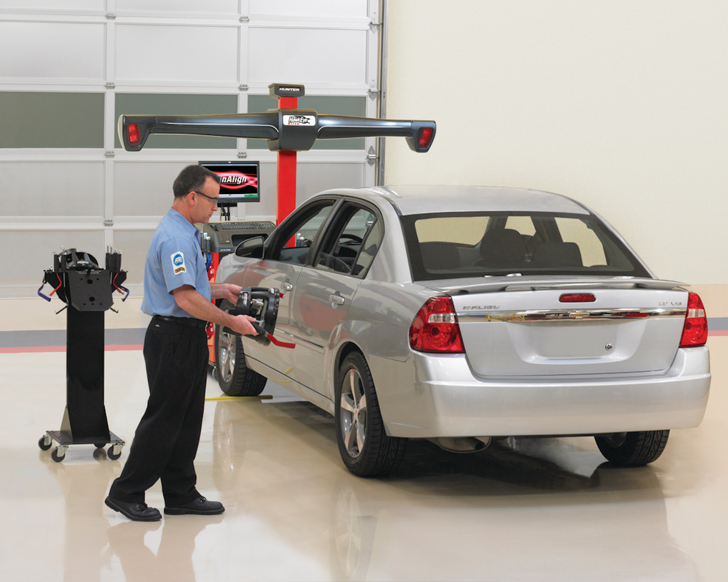 Quick Check alignment check system From Hunter Engineering Company