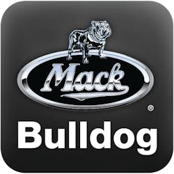 Mack Bulldog Magazine is free for download through iTunes for iPad and iPhone users. Shown above is the icon for the app.