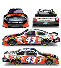 The Automotive Lift Institute will be the primary partner of the No. 43 Automotive Lift Institute Ford Fusion at the Pennsylvania 400 NASCAR Sprint Cup Race. The Automotive Lift Institute will be the primary partner of the No. 43 Automotive Lift Institute Ford Fusion at the Pennsylvania 400 NASCAR Sprint Cup Race.
