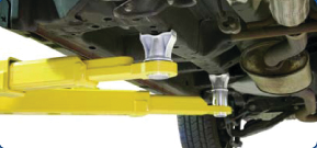 Challenge lifts truck adapter and extension kit