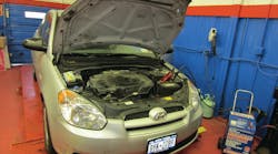 Fig. 2: A battery maintainer, not charger, should be on a vehicle at all times during a reflash. Check out the Associated Equipment Intellamatic battery charger, No. ESS6008MSK, at VehicleServicePros.com/10731899. Fig. 2: A battery maintainer, not charger, should be on a vehicle at all times during a reflash. Check out the Associated Equipment Intellamatic battery charger, No. ESS6008MSK, at VehicleServicePros.com/10731899.