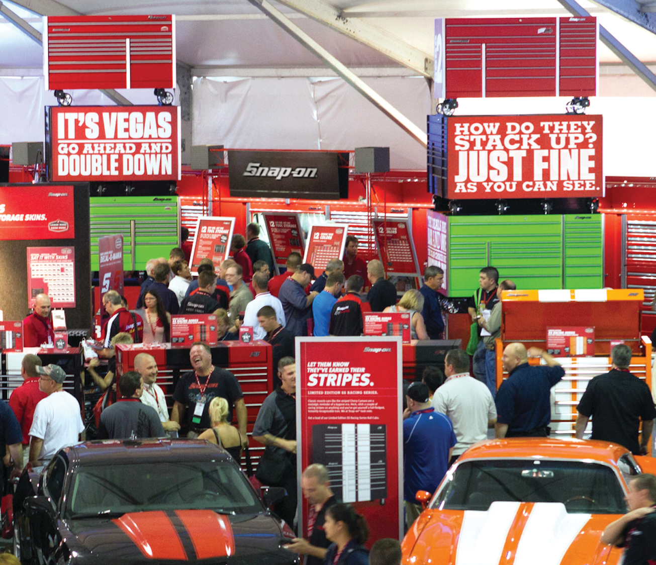 Record number gather for Snapon Franchisee Conference Vehicle
