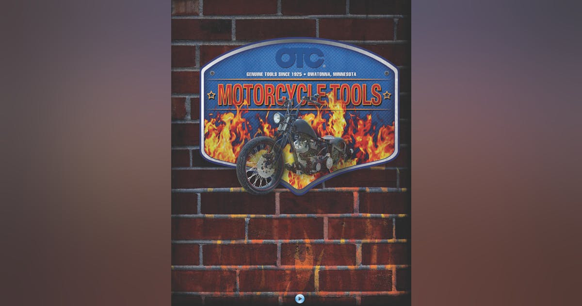 OTC Motorcycle Tools Catalog Vehicle Service Pros