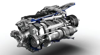 The Detroit Diesel D12 transmission offers fuel efficiency improvements.