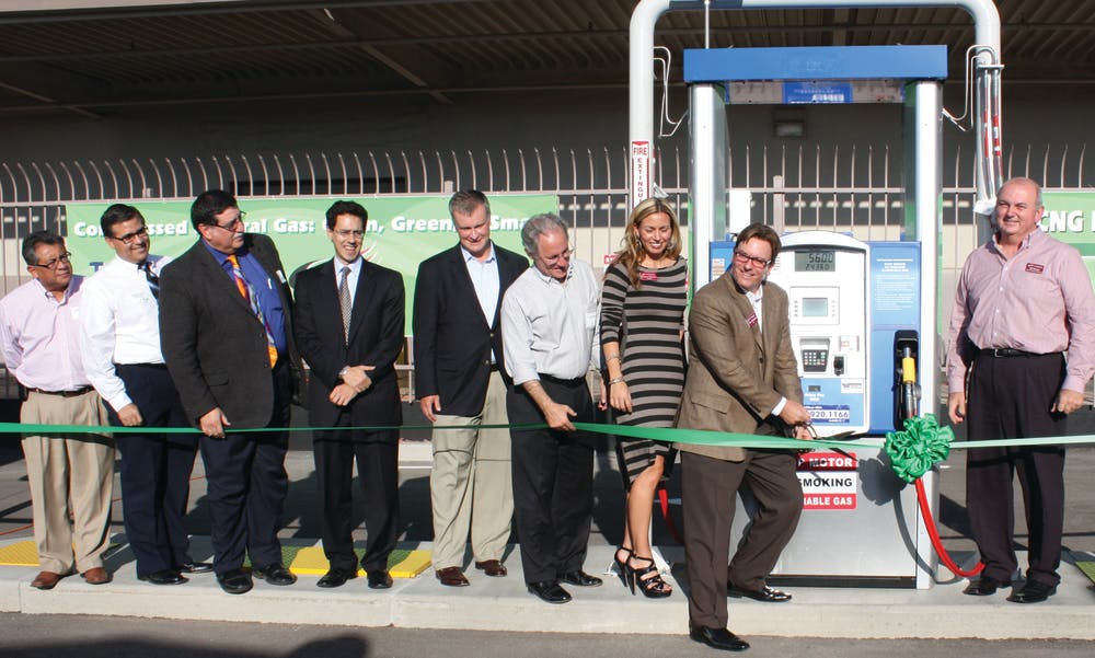 Public-access CNG fueling station opened