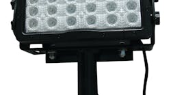Telescoping pole-mounted LED work light No. FPM-LED5W-30-120V