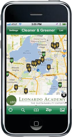 Leonardo Academy develops alternative fuel locator app