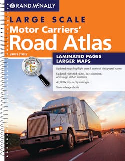 Large scale motor carriers&apos; road atlas 2013 edition