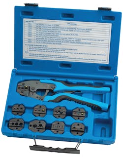 Quick Change Ratcheting Terminal Crimping Kit No. 18980 Quick Change Ratcheting Terminal Crimping Kit No. 18980