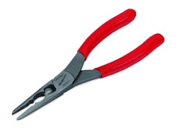 Long nose pliers with cutter, No. 196NCF