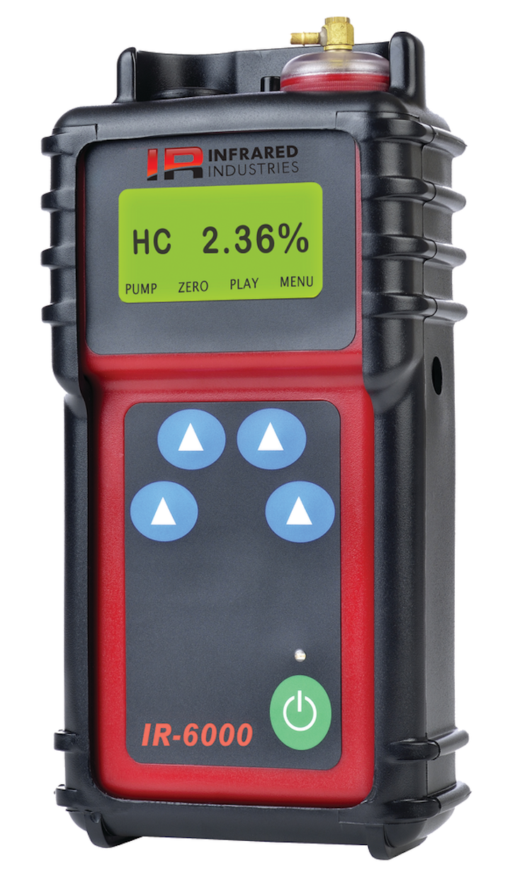 Handheld gas analyzers, No. IR6000 From Infrared Industries Vehicle Service Pros