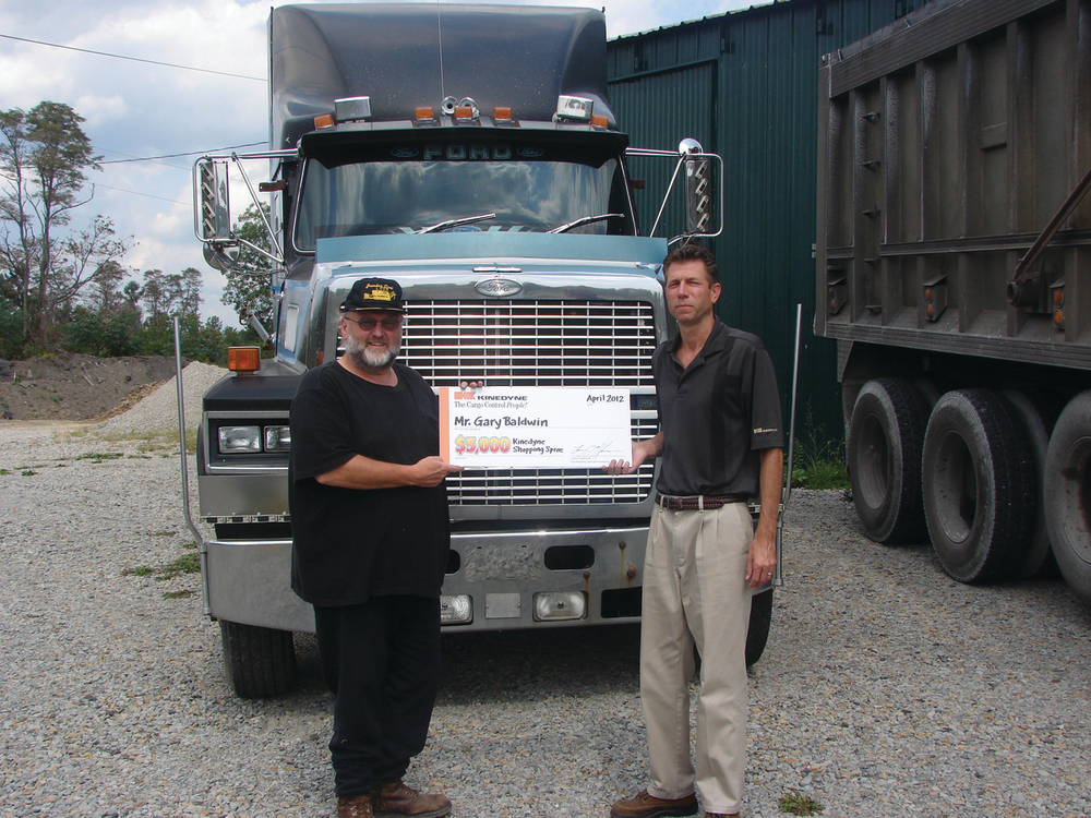 Gary Baldwin of G & B Trucking wins MATS 2012 sweepstakes