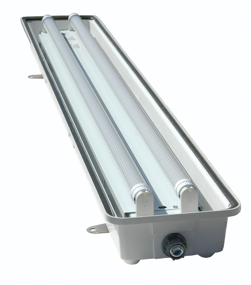 Explosion-proof LED emergency light, No. HALP-EMG-48-2L-LED