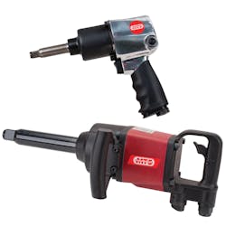 1/2&apos; and 1&apos; MTS pneumatic impact wrenches