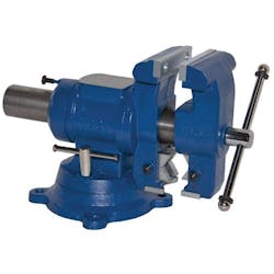 Multi-jaw rotating and combination pipe and bench vise, No. 750