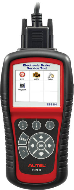 Electronic brake service tool, No. EBS301