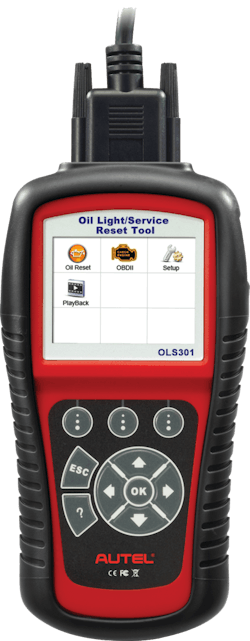 Oil light/service reset tool, No. OLS301