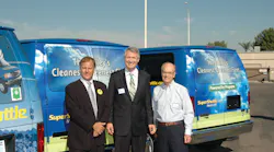 Roush and Ferrell Autogas celebrate 75th alternative fuel vehicle delivered to SuperShuttle