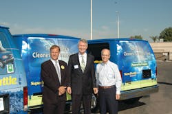 Roush and Ferrell Autogas celebrate 75th alternative fuel vehicle delivered to SuperShuttle