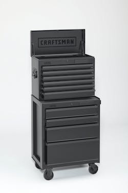 Craftsman 10-drawer flat black ball-bearing combo