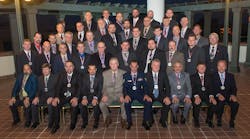 Back row: George Brooks, Ed Rice, Albert Fogle, Jesse Gordon, Rob Heidrick, William Goodfellow; 4th Row: Will Mackey, Chris Roberts, Michael Steele, Ray McCall, Frank Messina, Stephen Selman, Kevin Morandi; 3rd Row: Gary Wilson, Eric Dunlap, Neal Cummings, Mark Armstrong, Tommie Young, Seth Desjarlais, Brent Horner, Brett Conner, Kyle Drinkuth; 2nd Row: Jeff Shoemaker, Rylan Kligora, Paul Robichaud, Tod Wirth, Gene Coleman, Ed Hensley, Chris Fryar, Chris Beasley, Jay Schick, Glenn Kenney; 1st Row: Charlie Bourne, Bob Kaiser, Sevan Garabedian, Fred Pinkney, Dan Stevenson, Sgt. Jared Calvin, Dan Fuller, Curt Silver, Mark Calzia, George Collins. Back row: George Brooks, Ed Rice, Albert Fogle, Jesse Gordon, Rob Heidrick, William Goodfellow; 4th Row: Will Mackey, Chris Roberts, Michael Steele, Ray McCall, Frank Messina, Stephen Selman, Kevin Morandi; 3rd Row: Gary Wilson, Eric Dunlap, Neal Cummings, Mark Armstrong, Tommie Young, Seth Desjarlais, Brent Horner, Brett Conner, Kyle Drinkuth; 2nd Row: Jeff Shoemaker, Rylan Kligora, Paul Robichaud, Tod Wirth, Gene Coleman, Ed Hensley, Chris Fryar, Chris Beasley, Jay Schick, Glenn Kenney; 1st Row: Charlie Bourne, Bob Kaiser, Sevan Garabedian, Fred Pinkney, Dan Stevenson, Sgt. Jared Calvin, Dan Fuller, Curt Silver, Mark Calzia, George Collins.